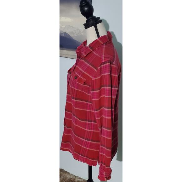Patagonia Womens Flannel Shirt Size 8 Cabincore Cottagecore Fall Sustainable - Picture 3 of 9